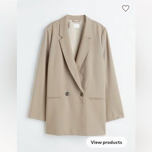 Double breasted blazer